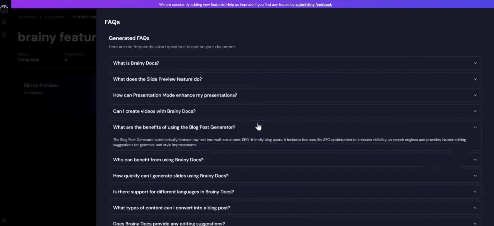FAQs